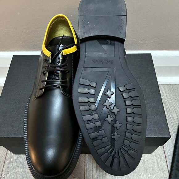 NEW. PAUL SMITH Made in Italy. Rutford Men's lace derby shoes. Black Sz 9 - Picture 4 of 6
